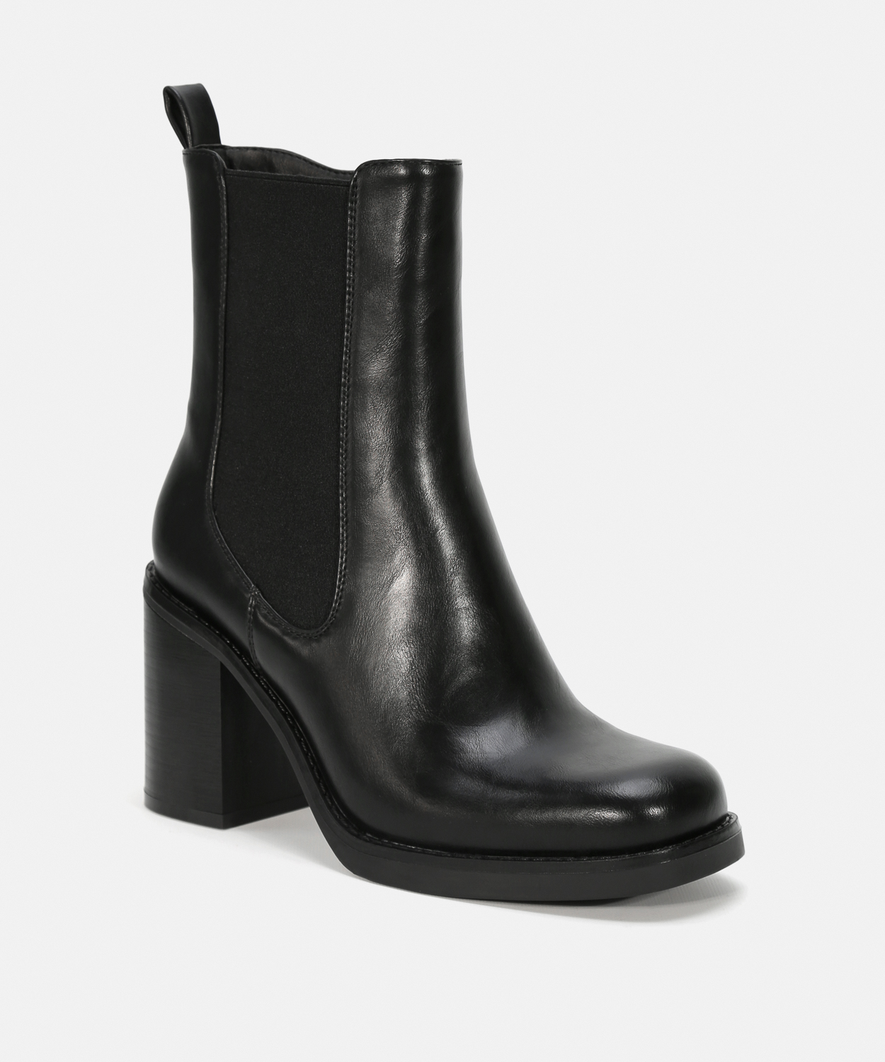 Botins pretos salto chelsea image number null